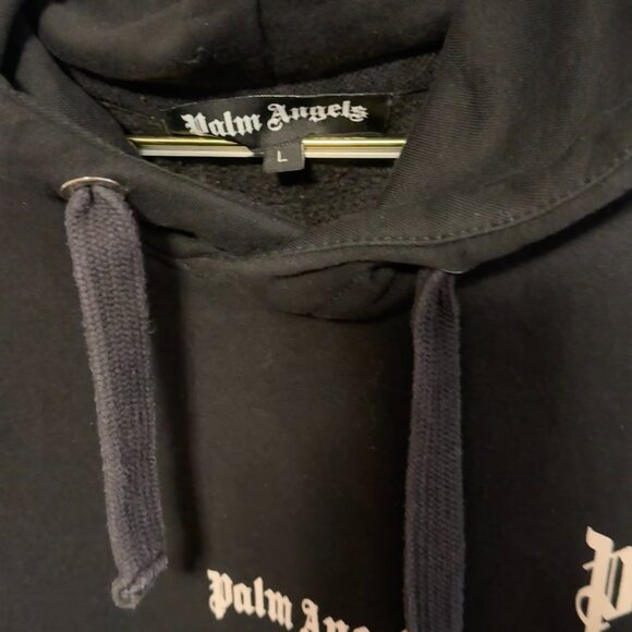 Palm Angels Ultra Logo Oversized Hoodie black SZ Large - Picture 11 of 11